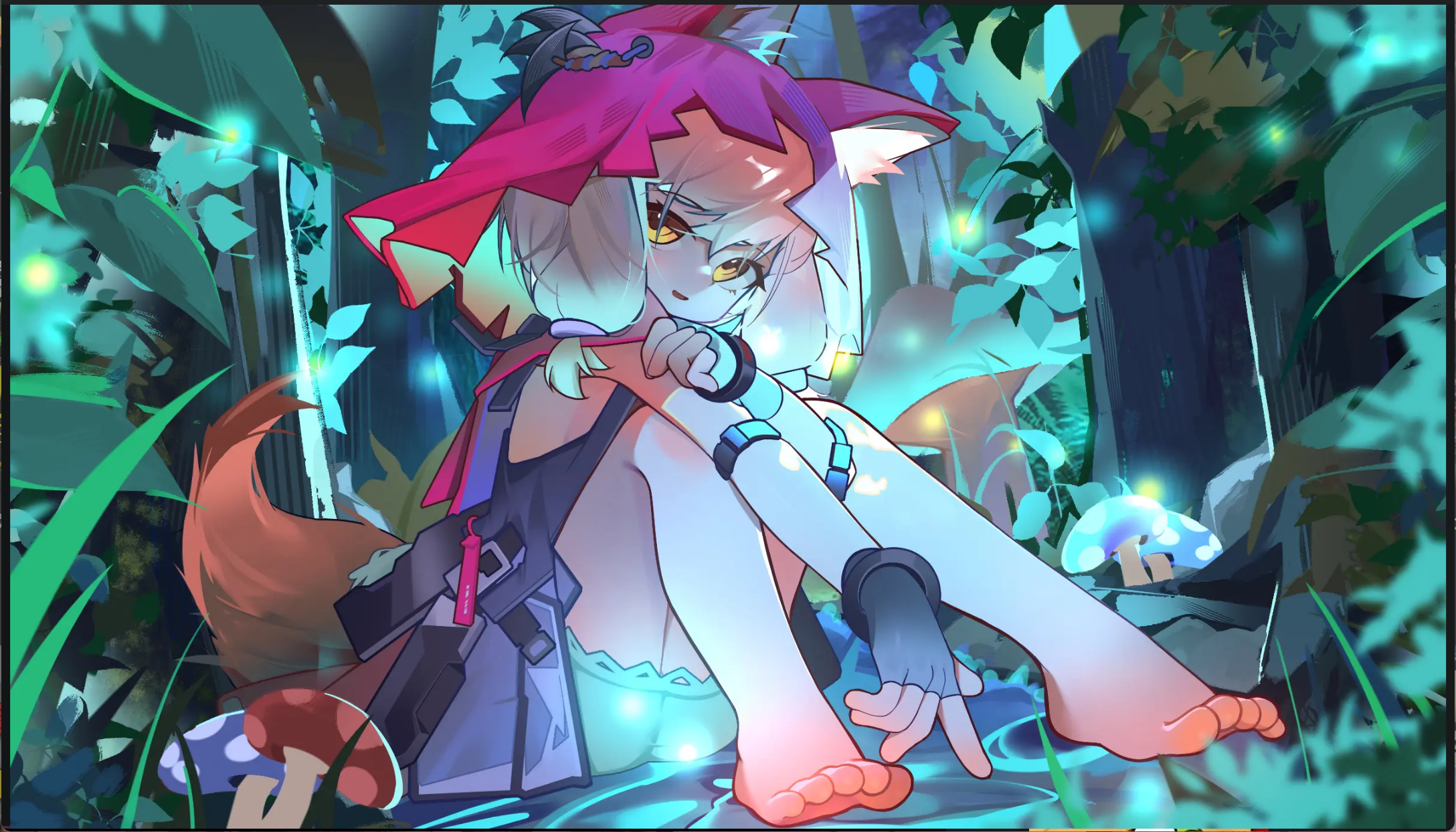 ESUO 展柜作品 06:森林奇幻插画